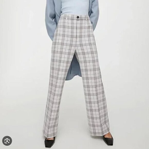 Wilfred Francesca Check Pant - Size 8 - Picture 1 of 5